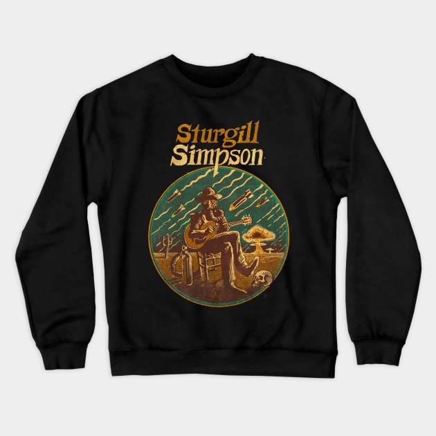 sturgill simpson Crewneck Sweatshirt by ONCOMBALI